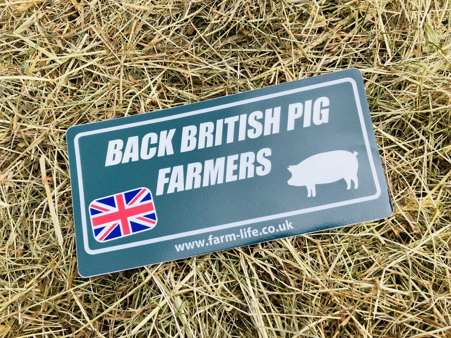 Back British (Various Farmers) - Tractor/Trailer/Truck/Vehicle Sticker