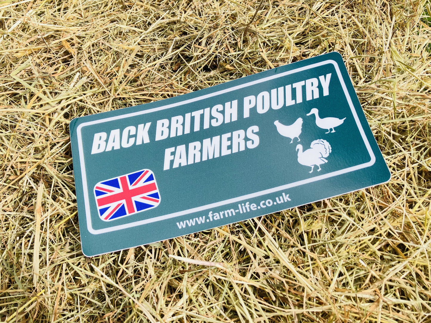 Back British (Various Farmers) - Tractor/Trailer/Truck/Vehicle Sticker